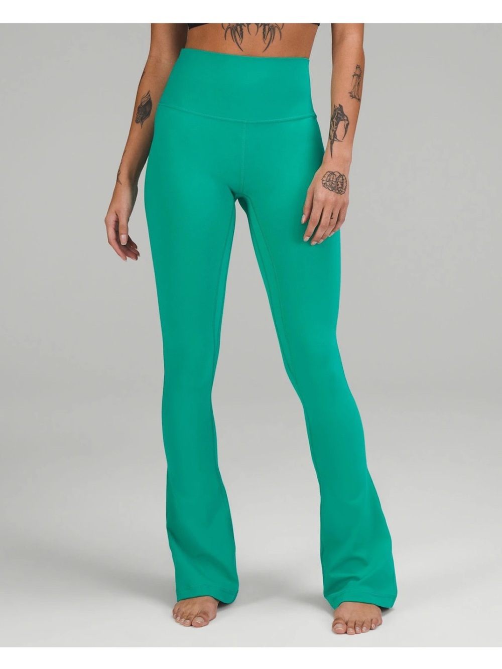 Lululemon Align High-Rise Mini-Flared Pant Maldives Green Size 12